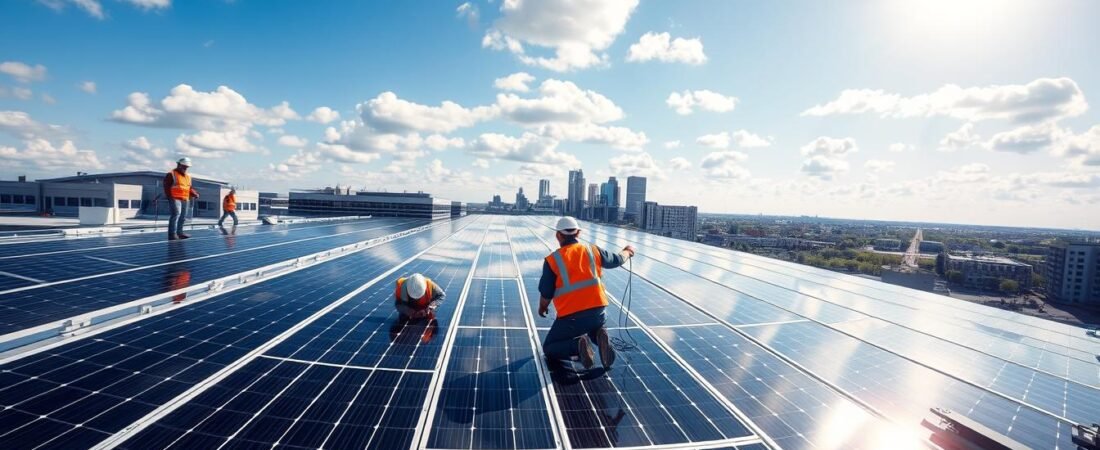Dayton Industrial Roof Solar Panel Installation: A Guide