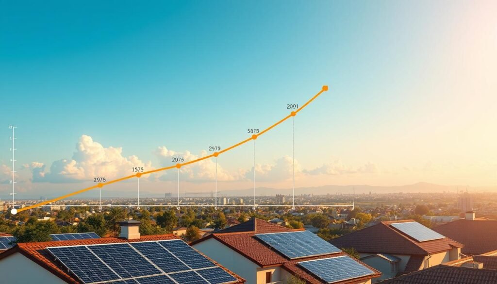 solar panel cost over time